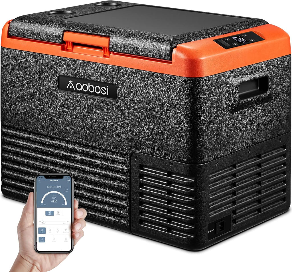 42 Quart (40L) Portable Car Refrigerator Freezer Single Zone Electric Compressor Cooler D59330