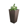 Rectangular All-Weather Wicker Planter with Plastic Liner Y716314