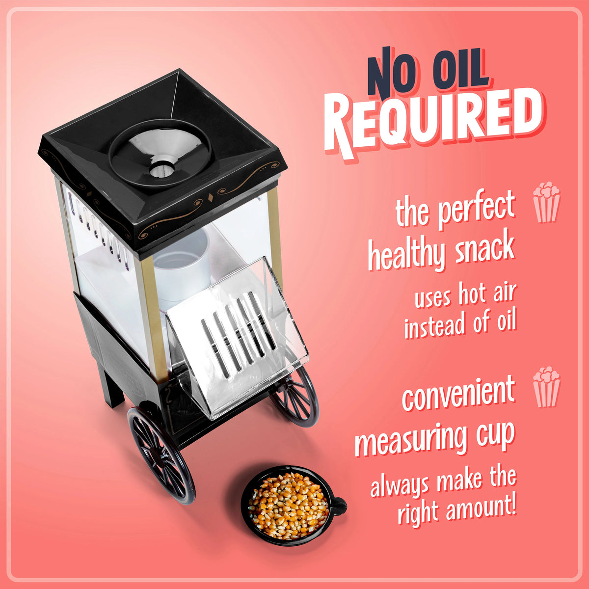 Hot Air Popcorn Maker F496676