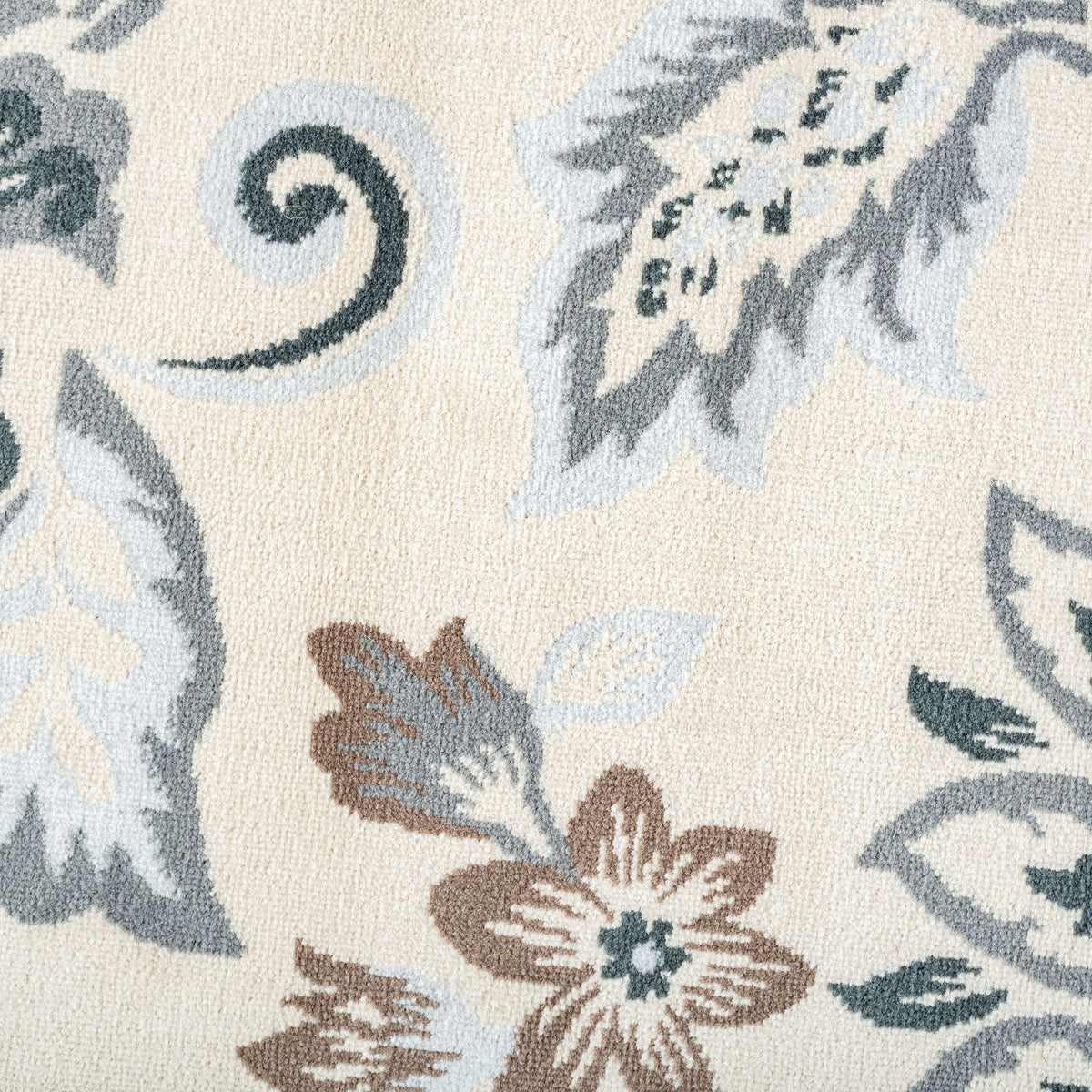 6ft Round Cream Area Rug M252
