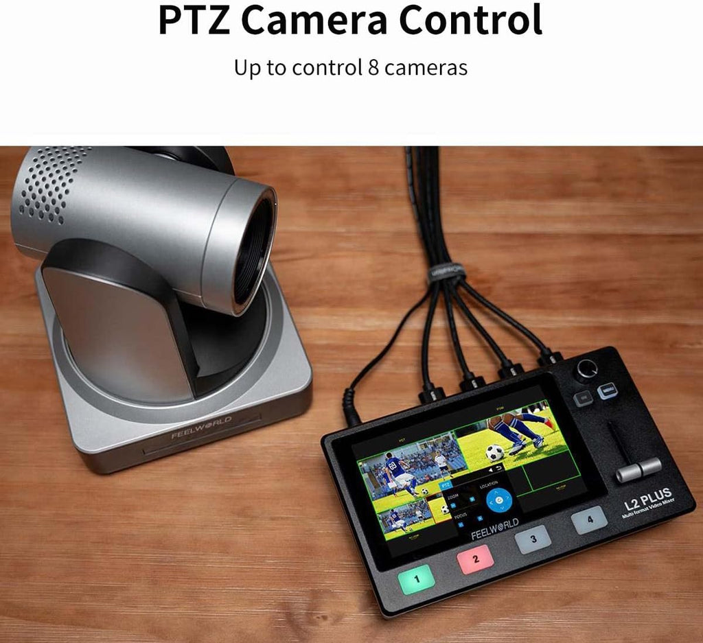5.5 LCD Multi-Camera Video Mixer Switcher with Touch Screen F384727