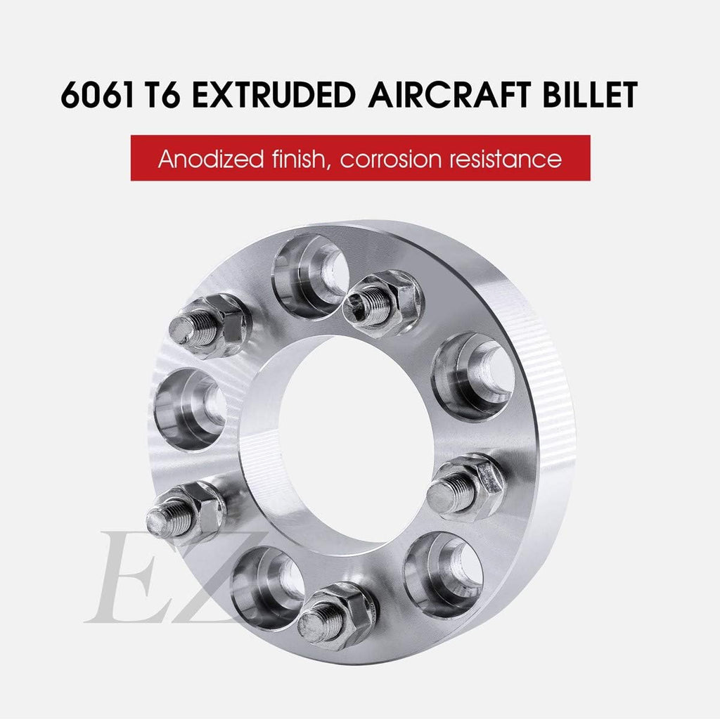 2 Billet Wheel Adapters 5x4.5 to 5x5.5 Thickness 1 Inch T196997