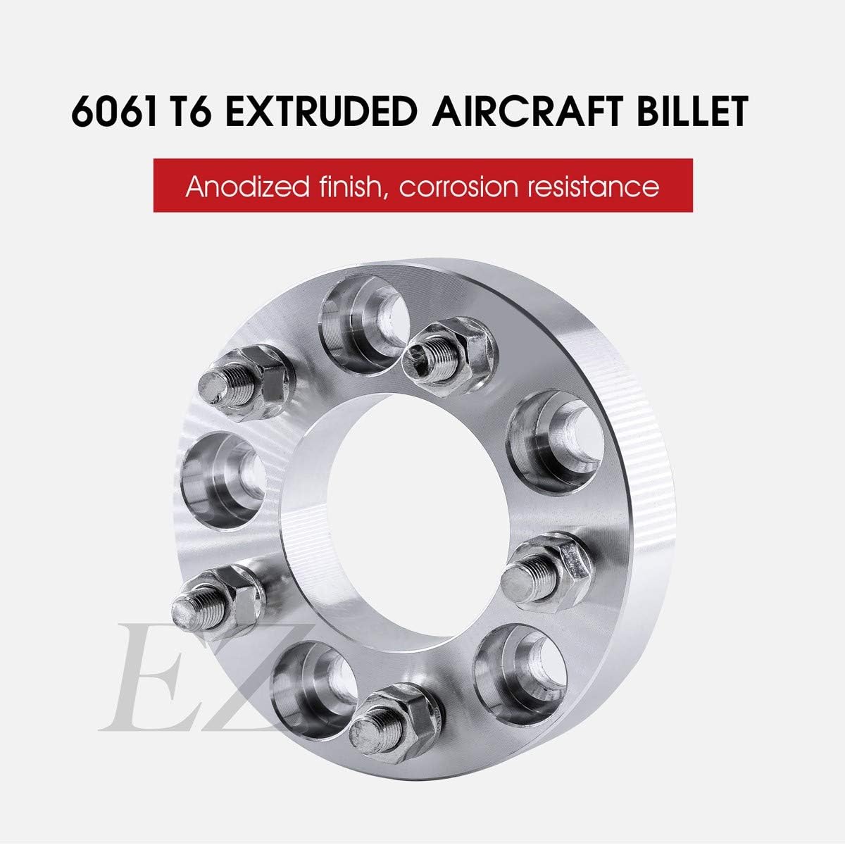 2 Billet Wheel Adapters 5x4.5 to 5x5.5 Thickness 1 Inch T196997