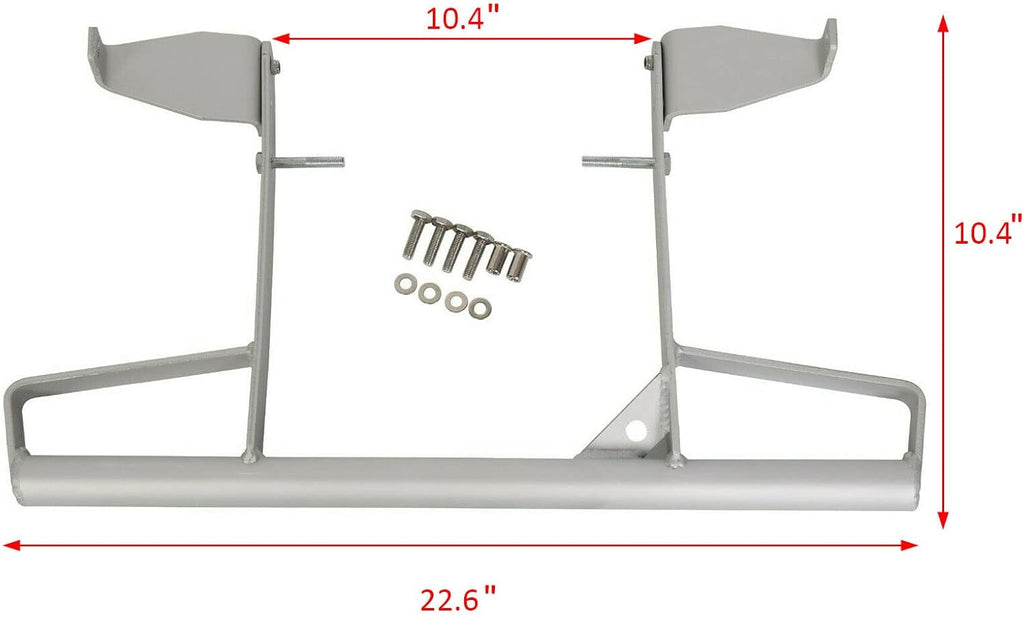 Rear Bumper Wide Grab Bar Aluminum Pack of 2 I2987