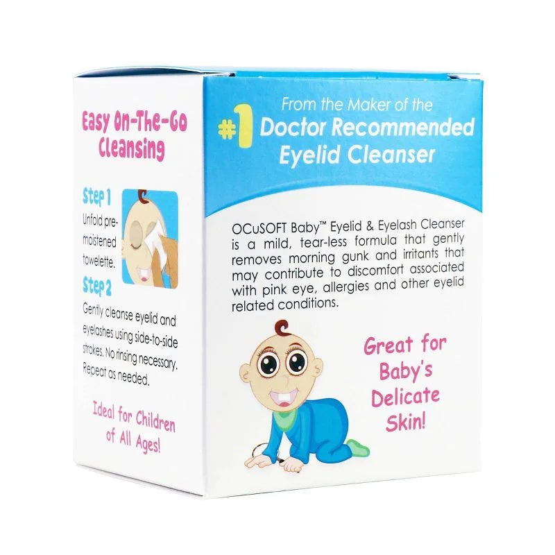 Baby Eyelid Eyelash Cleanser, 20 ct, 3 Pack J3912