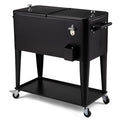 80 Quart Rolling Cooler Cart on Wheels M81024