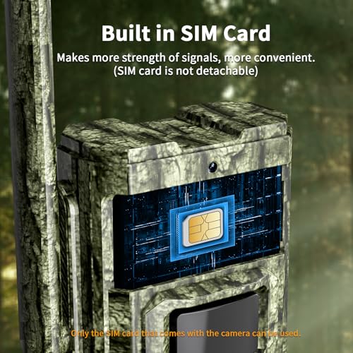 Cellular Trail Camera with Night Vision Motion Activated Waterproof IP66 M467