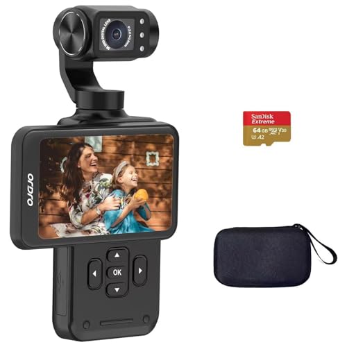 5K Handheld Camera with 3-Axis Gimbal Stabilizer R5985