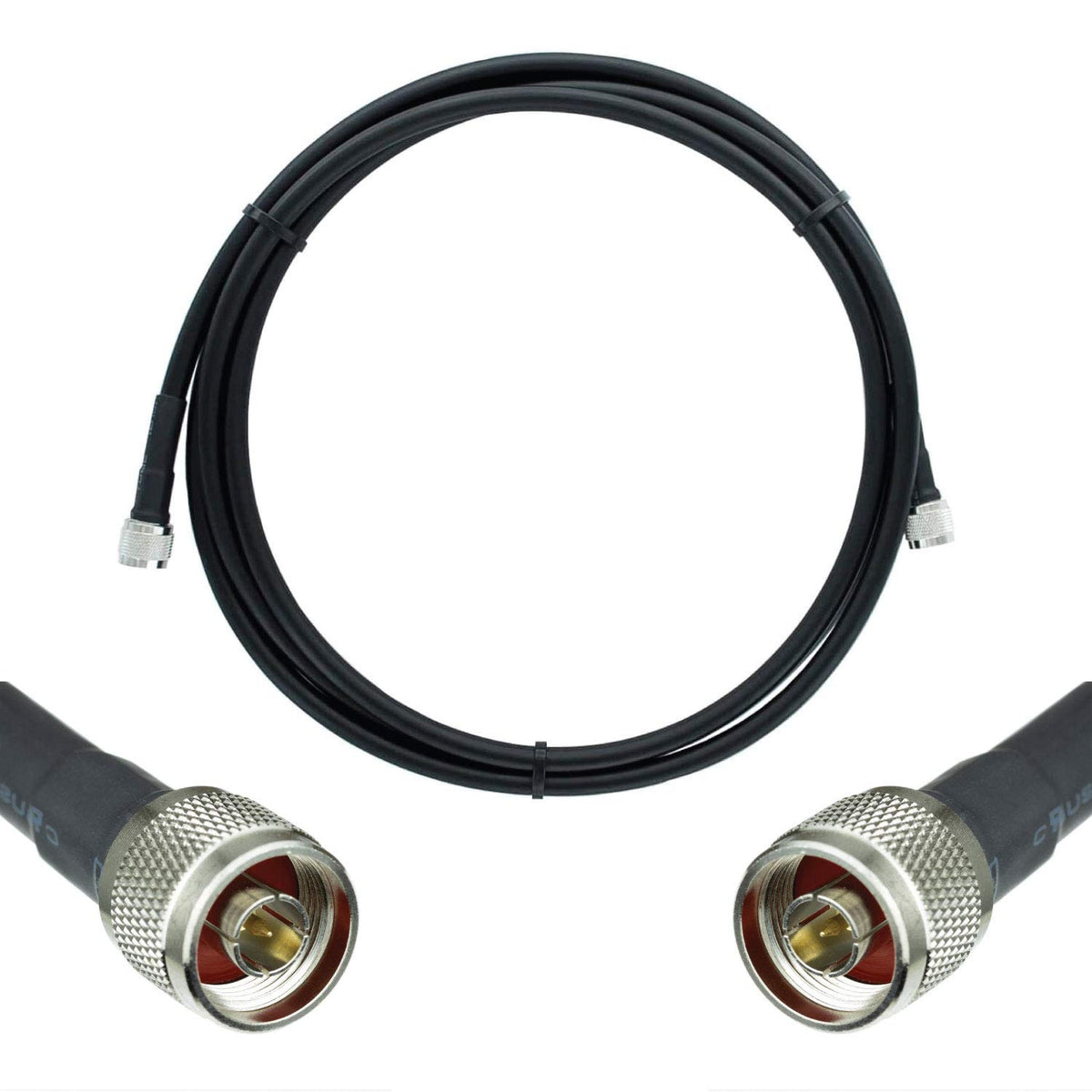 LMR®400 Equivalent Coaxial Cable 30ft SMA Male to SMA Female G660