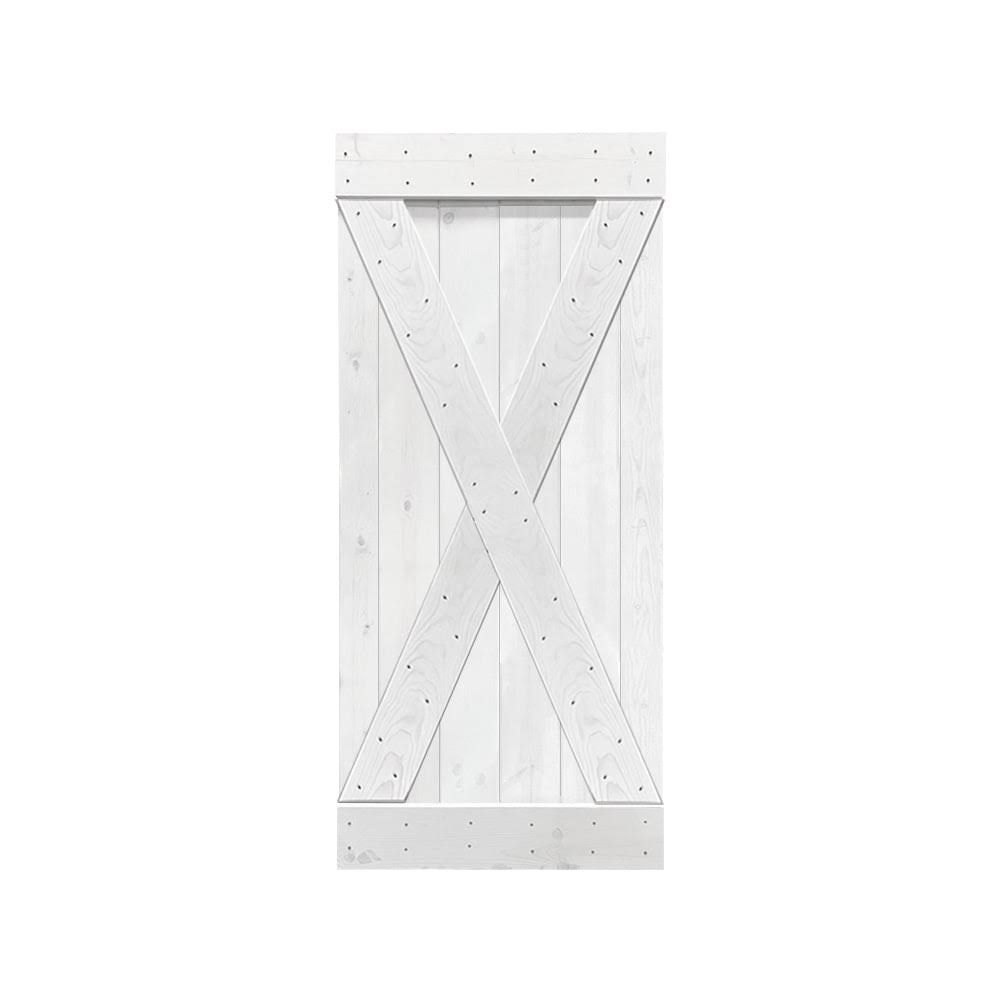 Solid Knotty Pine Wood Interior Sliding Barn Door Slab Z5466