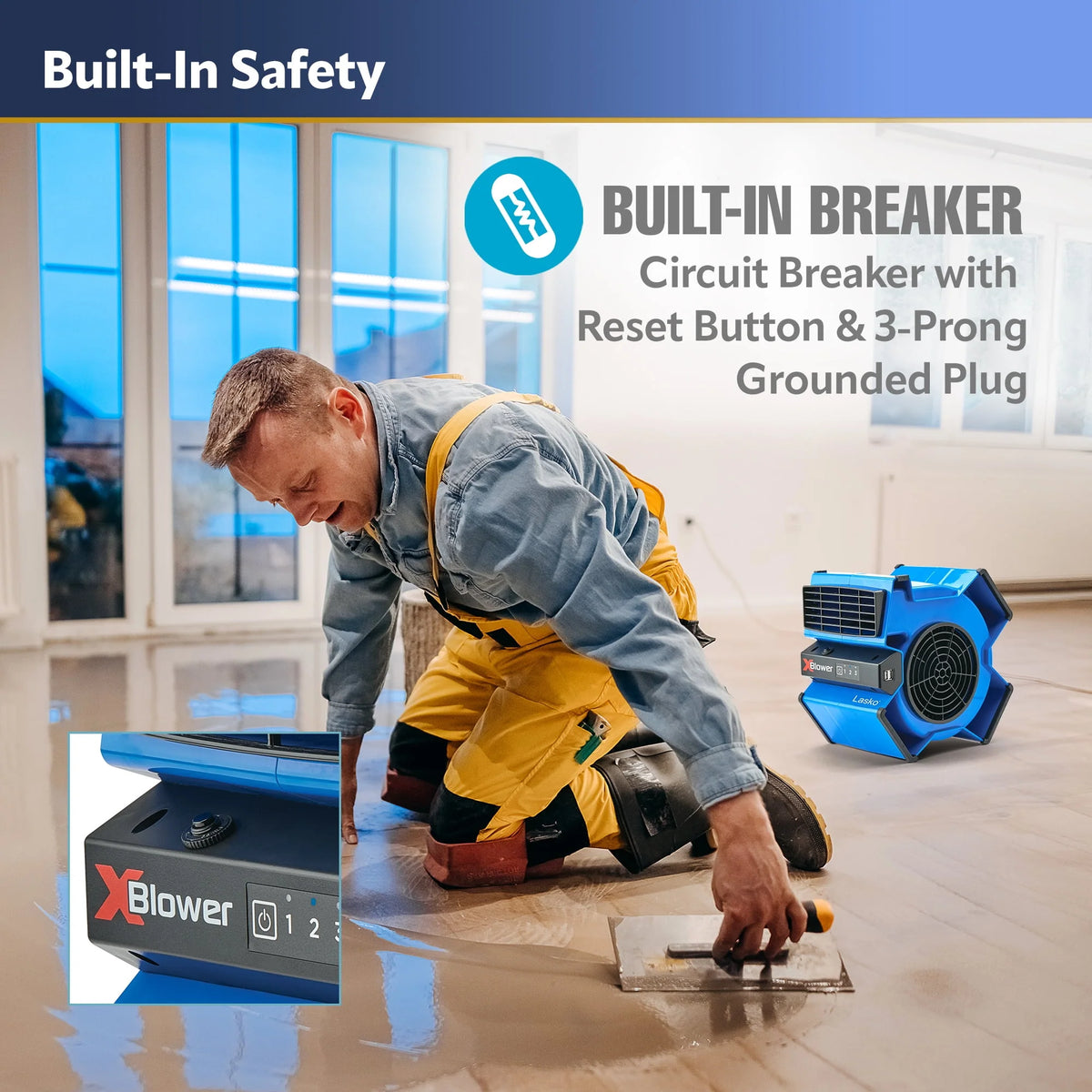 Utility Blower Fan with USB Port J91122