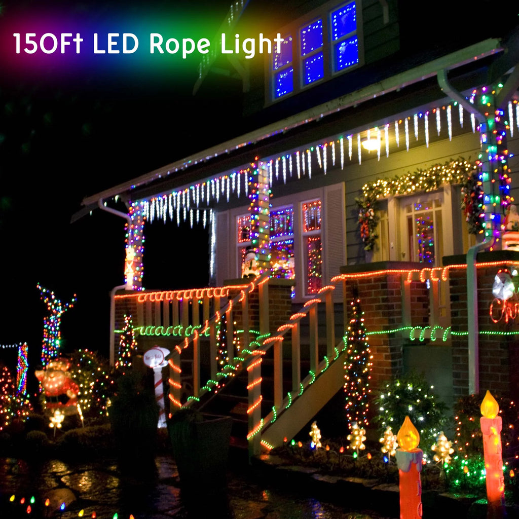150Ft Blue Waterproof Rope Light F2062