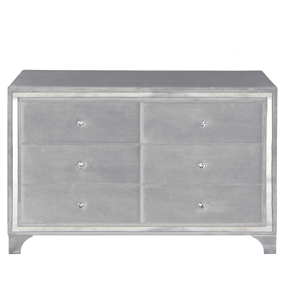 Gray Velvet Double Dresser Y30507