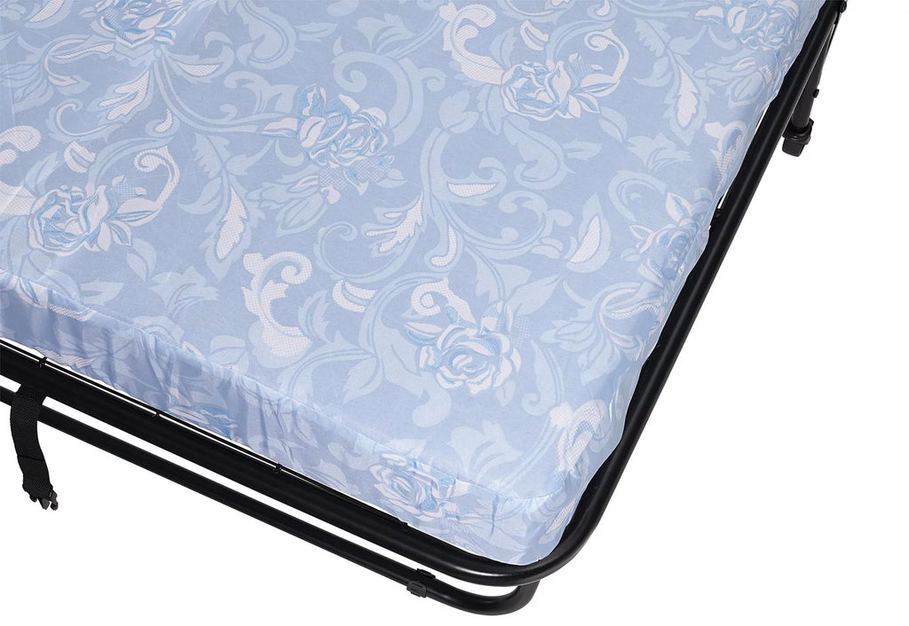 Folding Rollaway Guest Bed with 5 Inch Mattress, Twin V643116