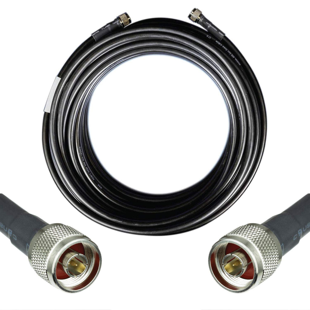 LMR®400 Equivalent Coaxial Cable 30ft SMA Male to SMA Female G660