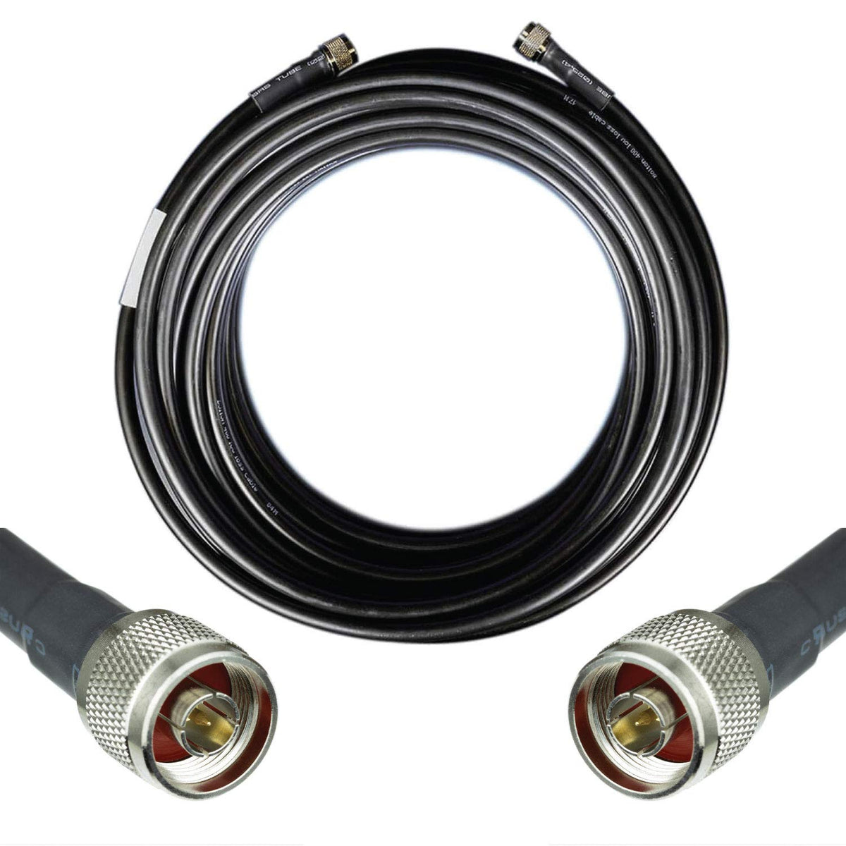 LMR®400 Equivalent Coaxial Cable 30ft SMA Male to SMA Female G660