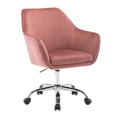 Pink Red Upholstery Task Chair O4516
