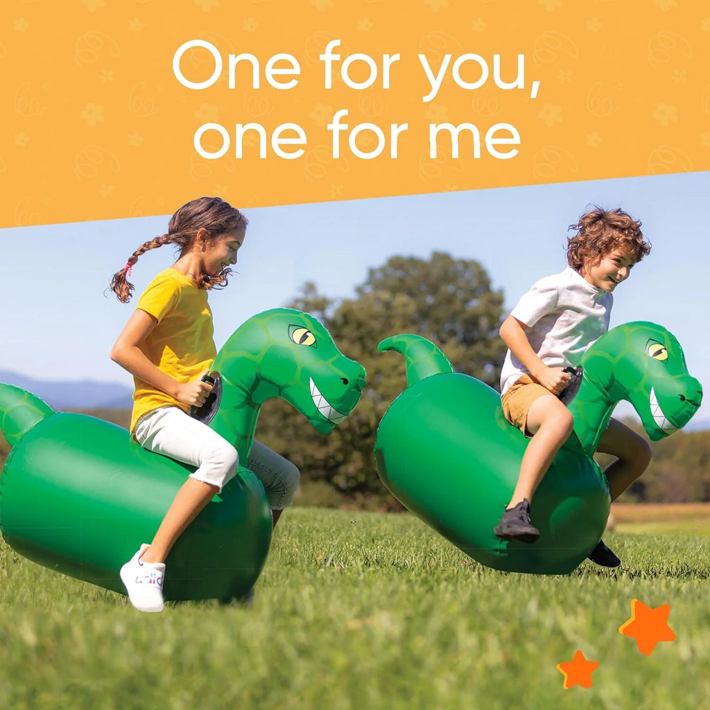 Inflatable Dinosaur Toy Bouncing Ride 2-Pack A72710