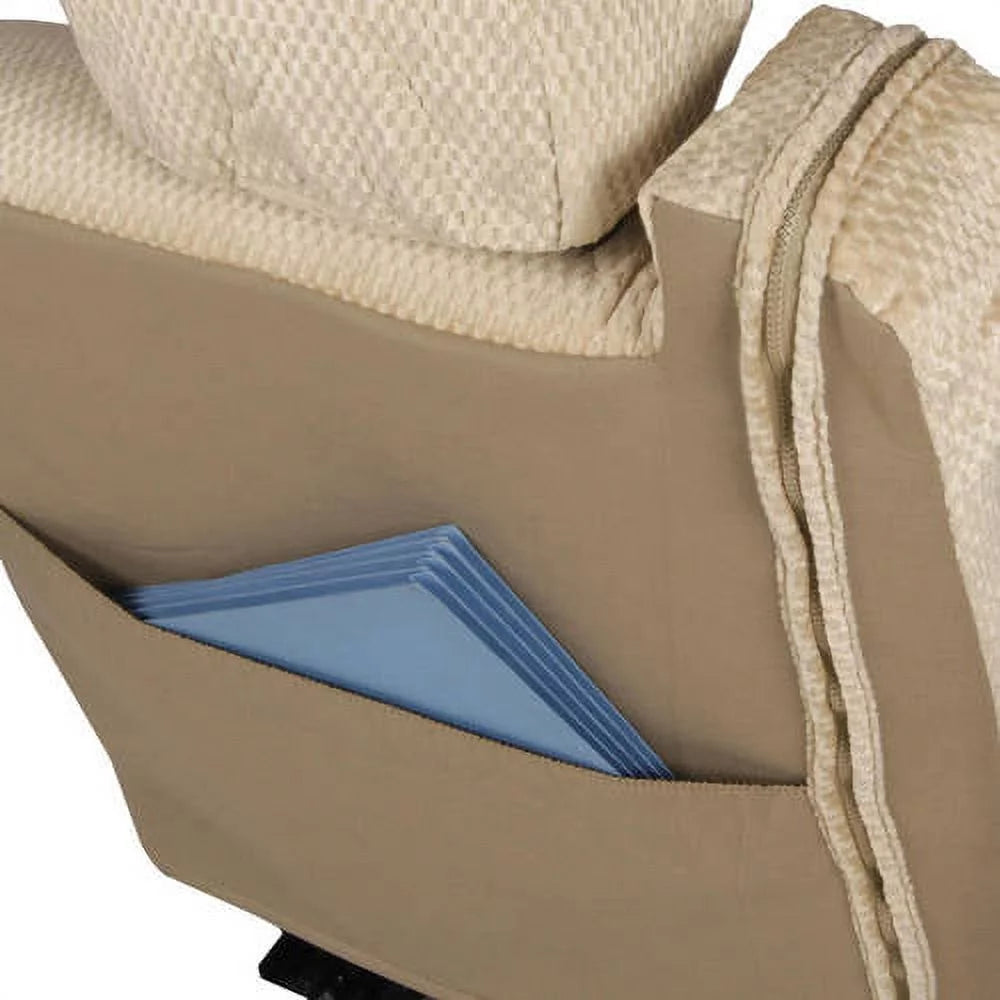 Pickup Truck Seat Covers with Arm Rest and Built In Seat Belt J63911
