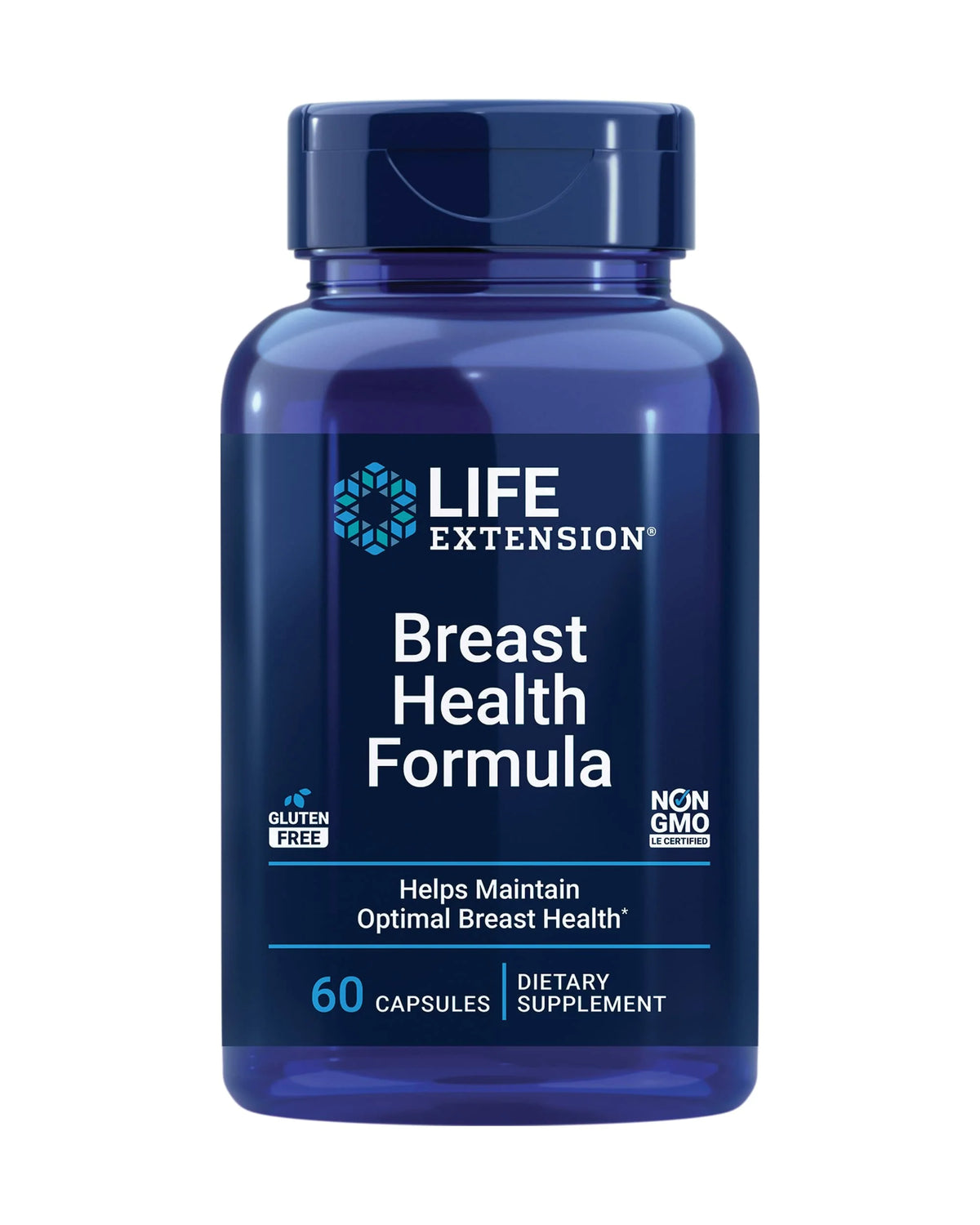 Breast Health Formula Supplement with Vitamin D, I3C, 60 Capsules X386