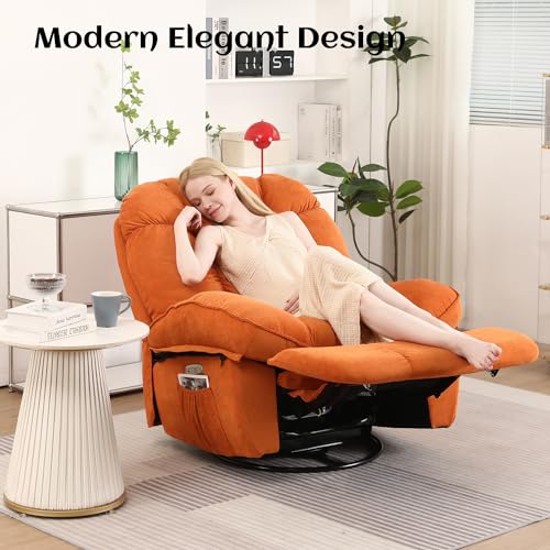 Green Power Recliner Chair with Heated and USB K24449