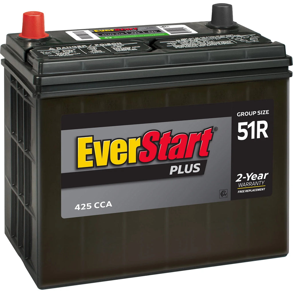 Lead Acid Automotive Battery Group Size 51R 12 Volt 425 CCA V2197