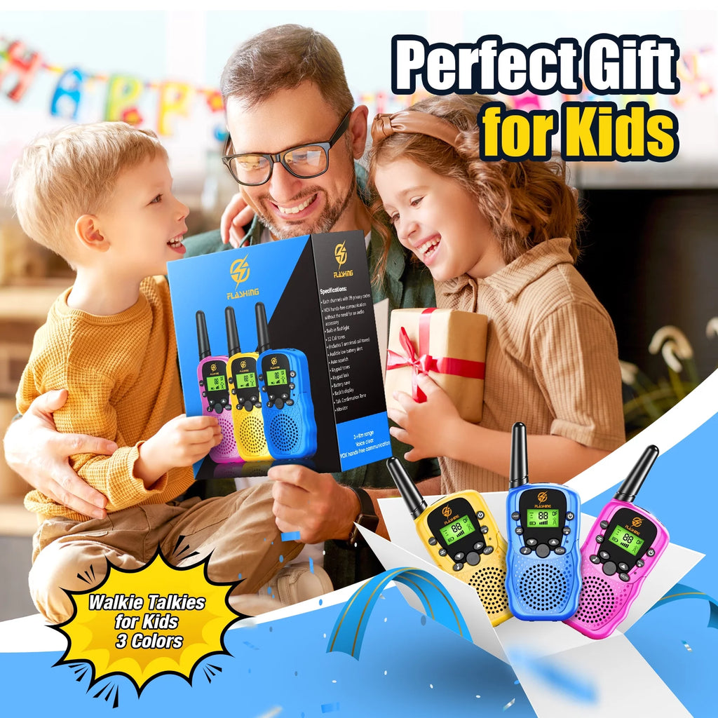Kids Walkie Talkies 3 Packs 22 Channels J249