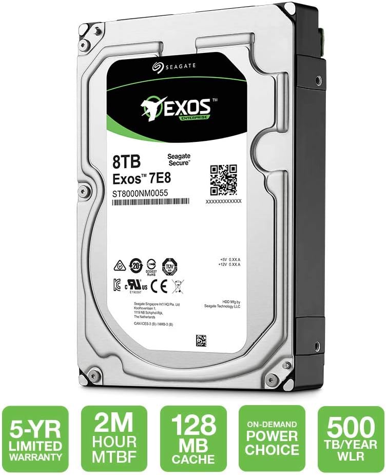 8TB 7200RPM SATA 6Gbps 256 MB Cache Internal Bare Drive T764
