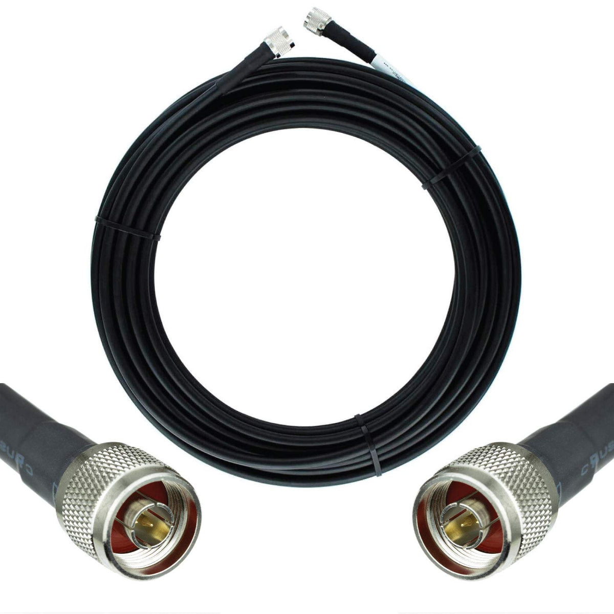 LMR®400 Equivalent Coaxial Cable 30ft SMA Male to SMA Female G660