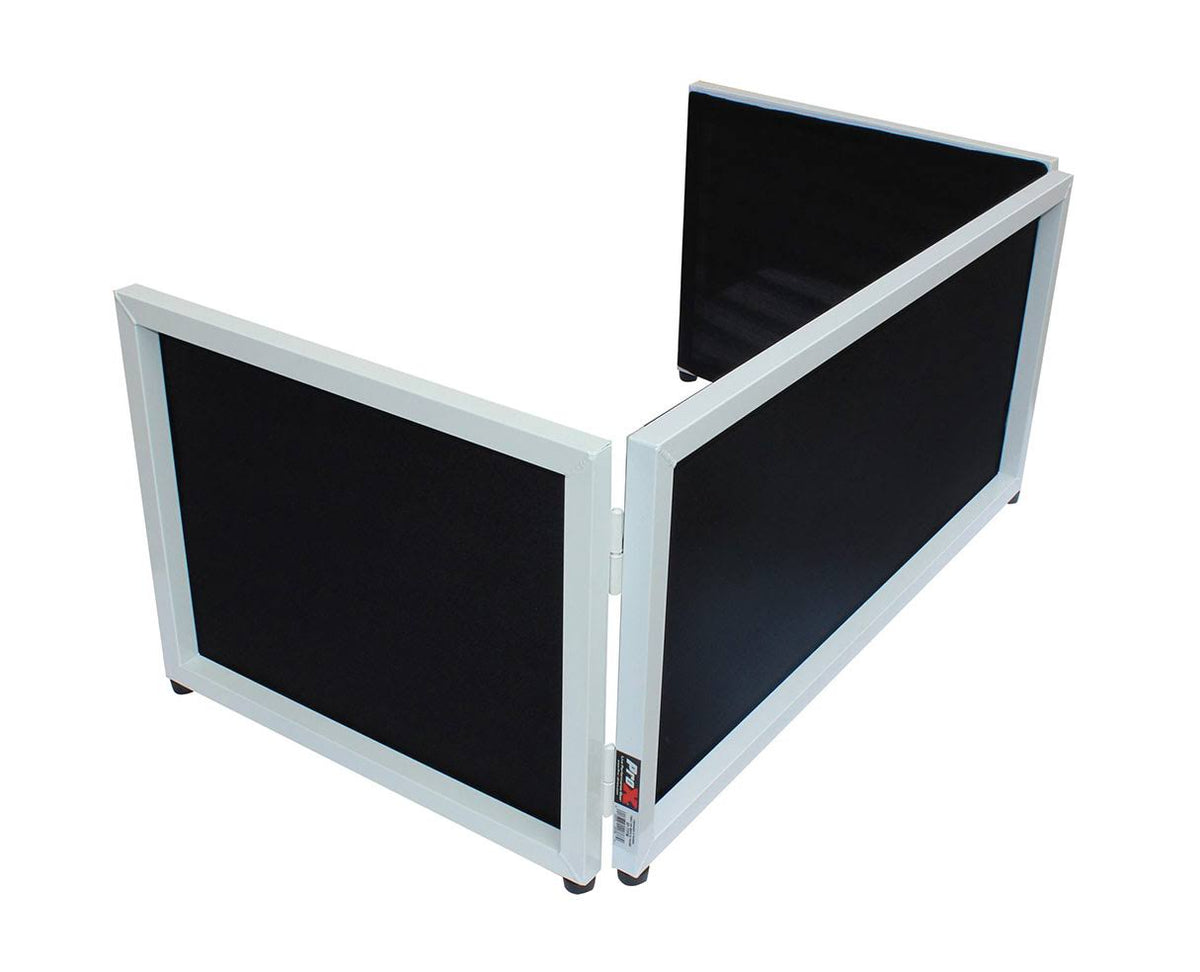 6ft Table Top DJ Facade White Trim Black White Scrim B754542