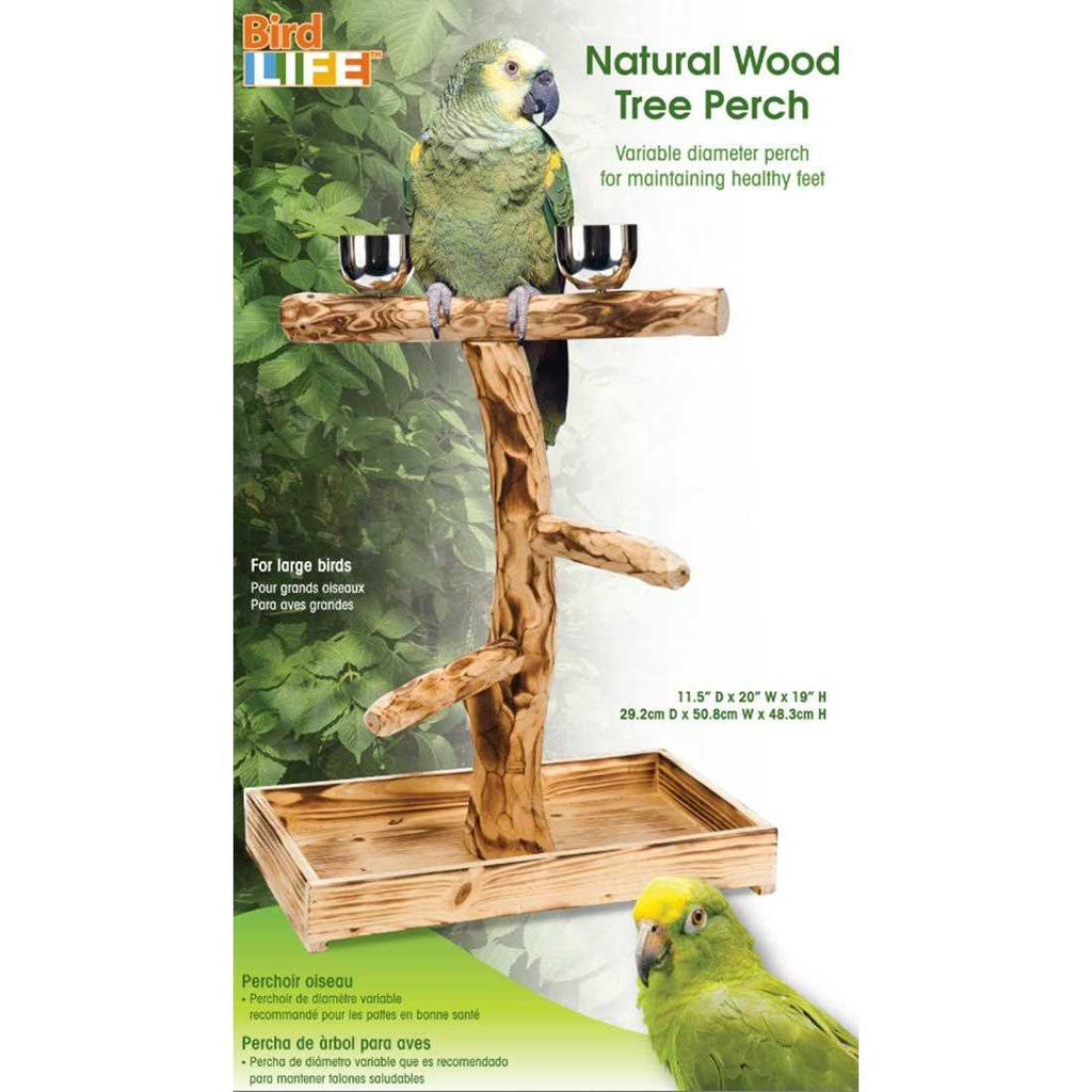 Natural Wood Bird Perch Q851