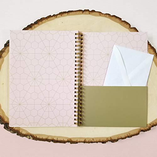 Blue Gold Geometrics Undated To Do List Notebook H63640