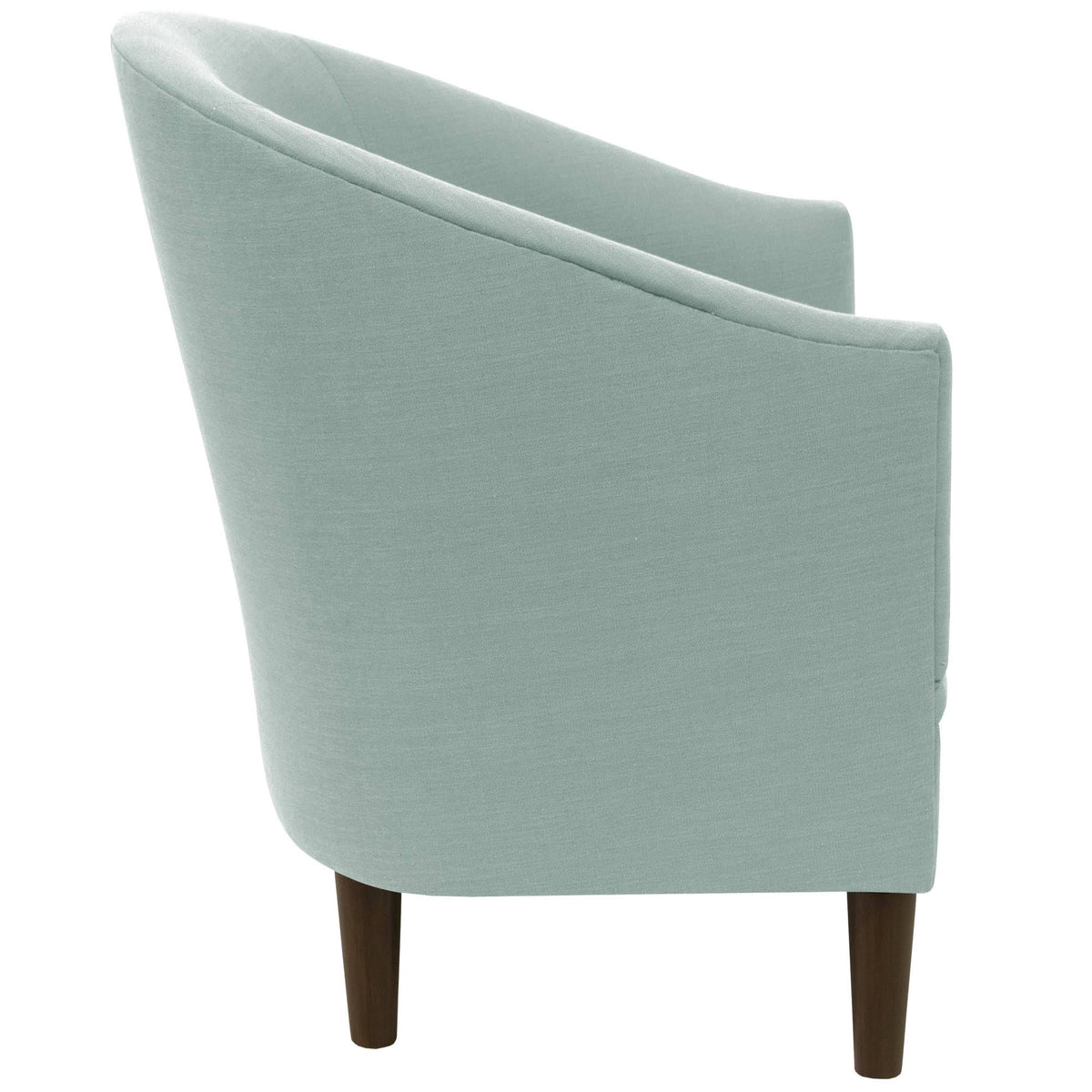 Upholstered Tub Chair Linen Seaglass Z381244