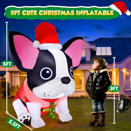 12FT Giant Christmas Inflatables Snowman Decorations Built-in Music Box & 360° Rotation 3-Colored LEDs Huge Christmas Inflatable W5066