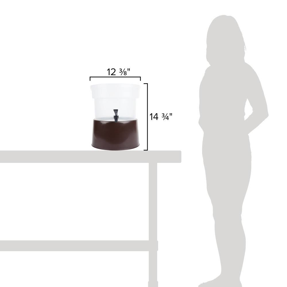 Brown 3 gal Beverage Dispenser C226103
