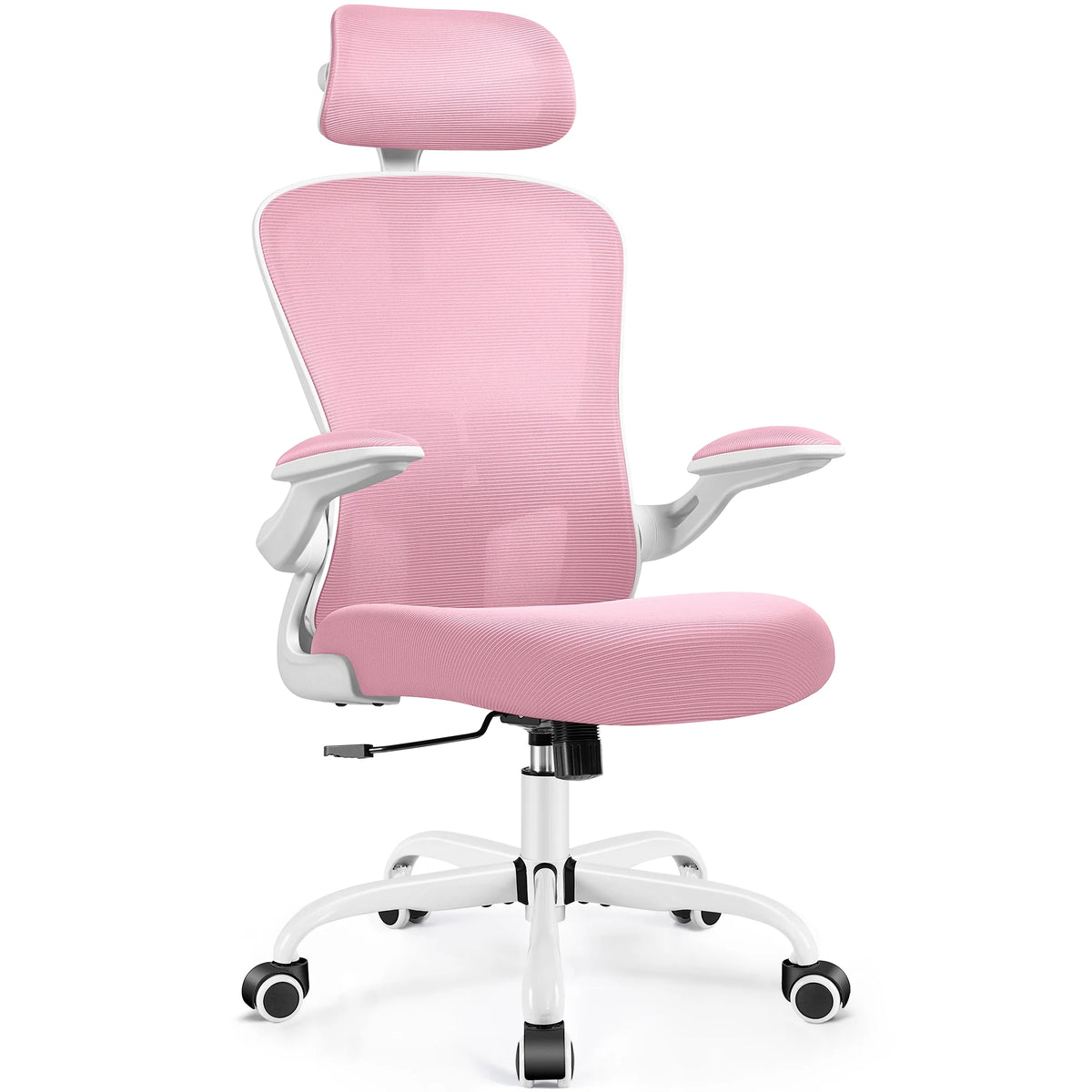 Black Ergonomic Office Chair with Lumbar Support W235
