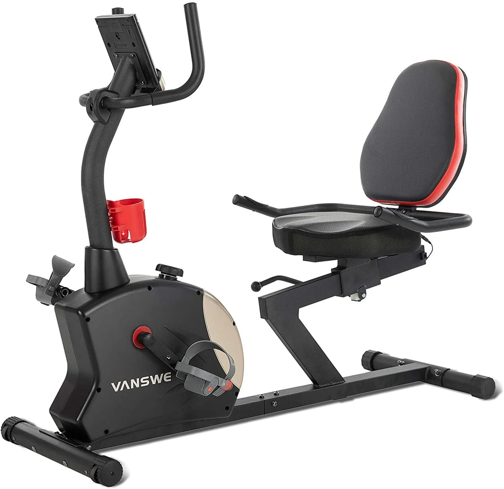 Recumbent Exercise Bike 400 lbs. Weight Capacity Magnetic Resistance D922693