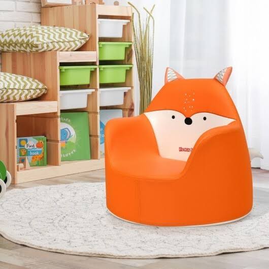 Blue Kids Cartoon Sofa Armchair Couch N482