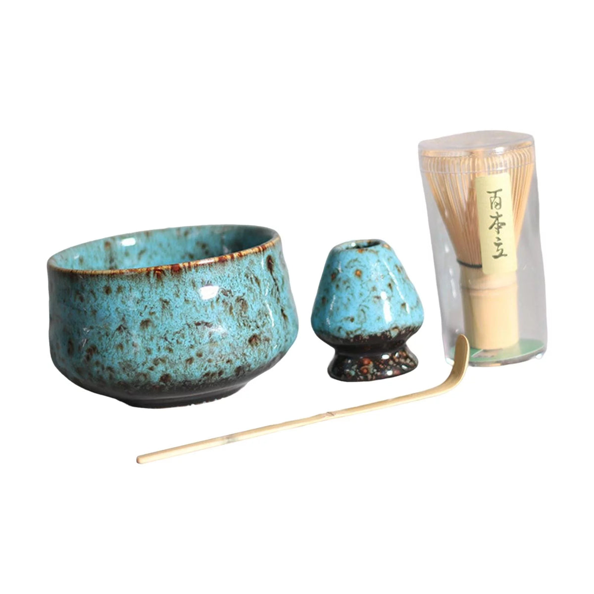 4 Pieces Ceramics Matcha Set W5421