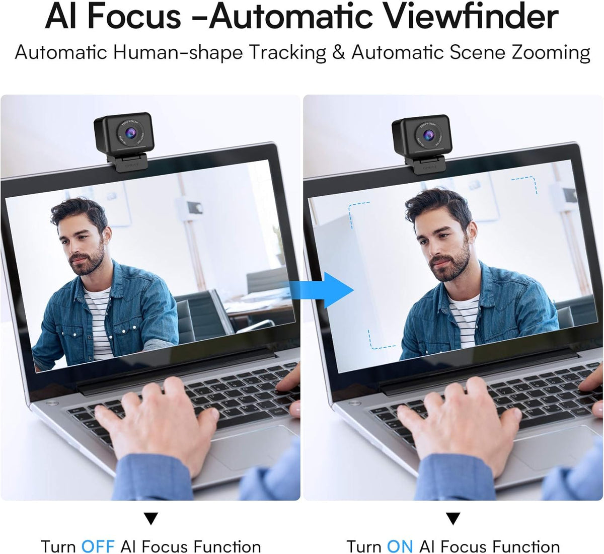 1080P Webcam with Speaker and Mics S2160