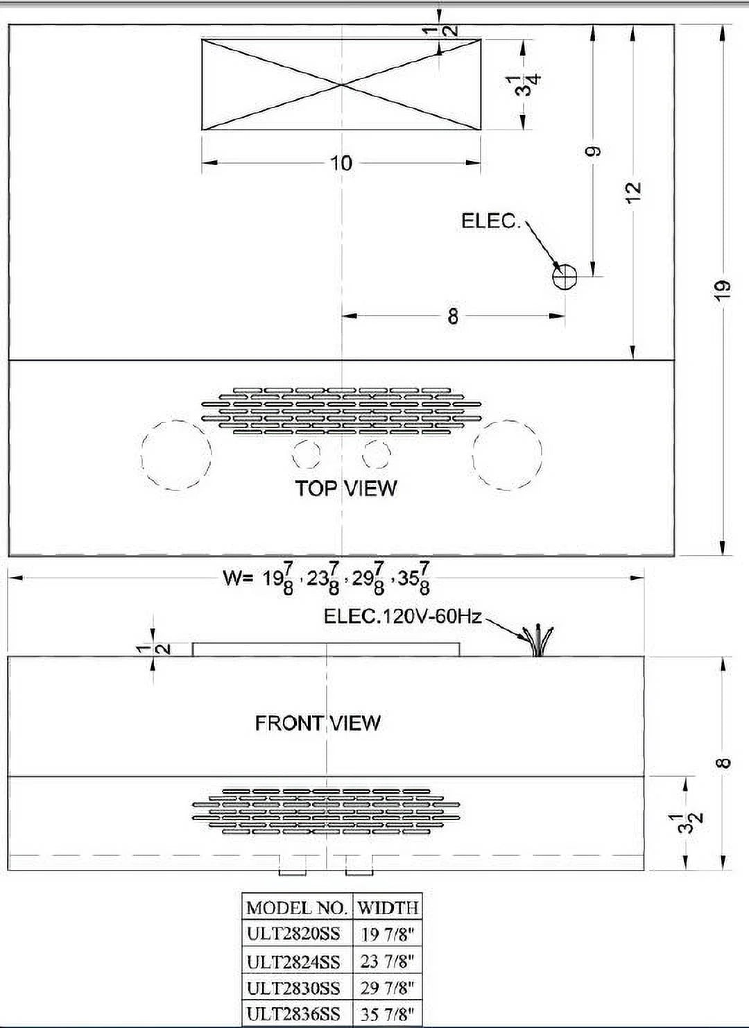 Stainless Steel 30 inch Range Hood C976