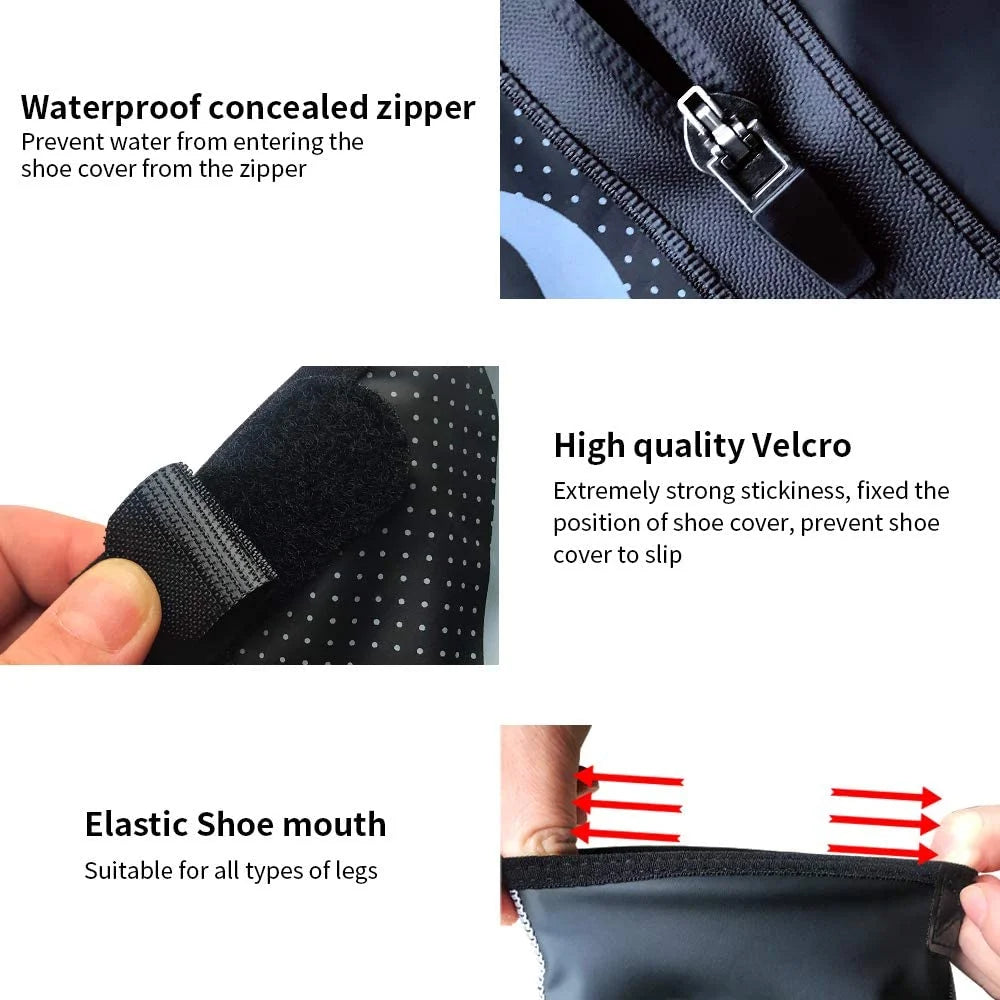 Waterproof Cycling Shoe Covers Winter Warm Thermal Overshoes S839810