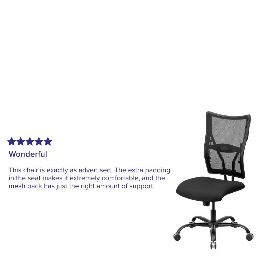 Big & Tall Black Mesh Executive Swivel Office Chair Z78318