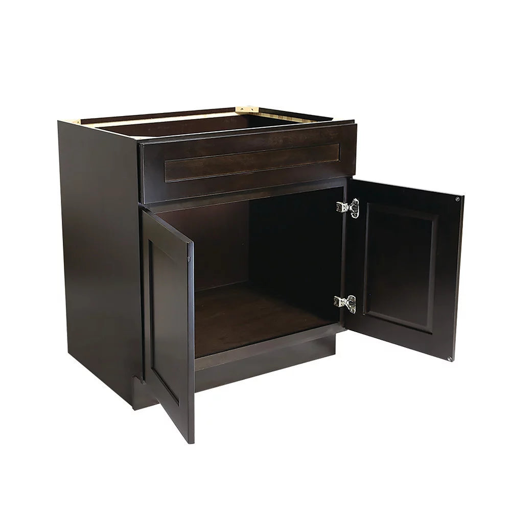 Espresso Shaker Style Sink Base Kitchen Cabinet G172