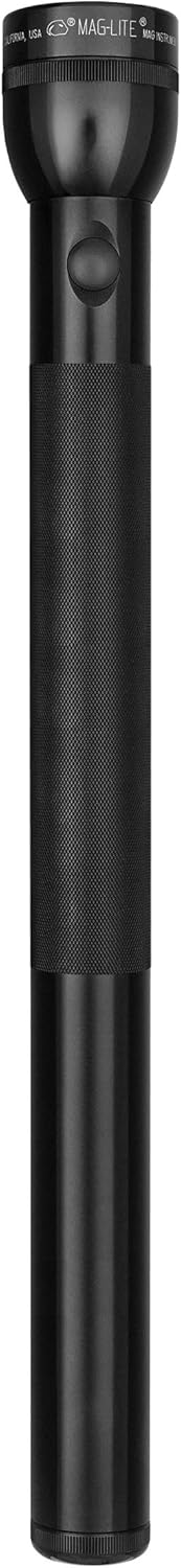Black 6-Cell D Flashlight L9357