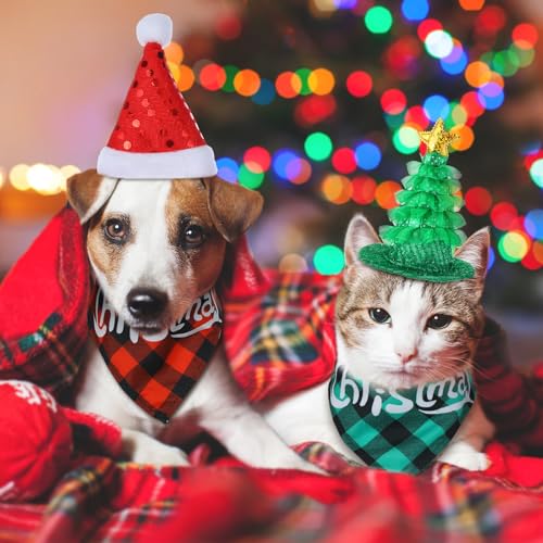 12 Pc Christmas Dog Bandanas Set Y658220