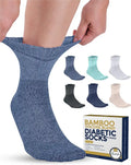 Bamboo Viscose Diabetic Ankle Socks 6 Pairs Z408