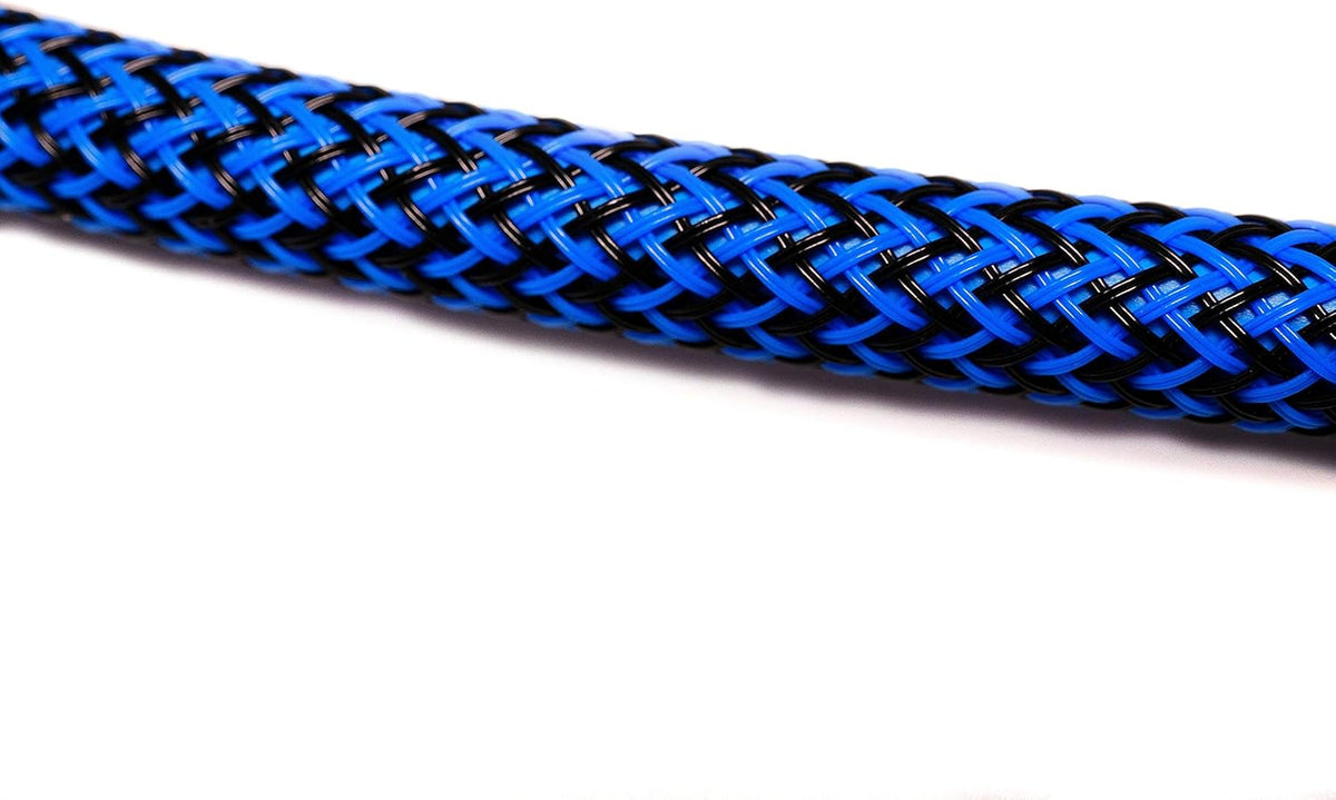 Blue Silver Copper Hybrid Low-Capacitance Coaxial Cable 6 Feet E57406