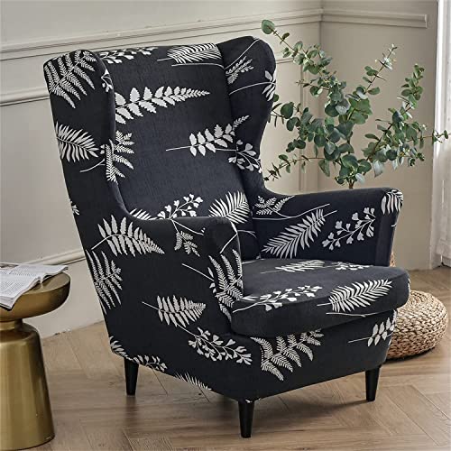 2 Piece Printed Spandex Armchair Slipcovers J23432