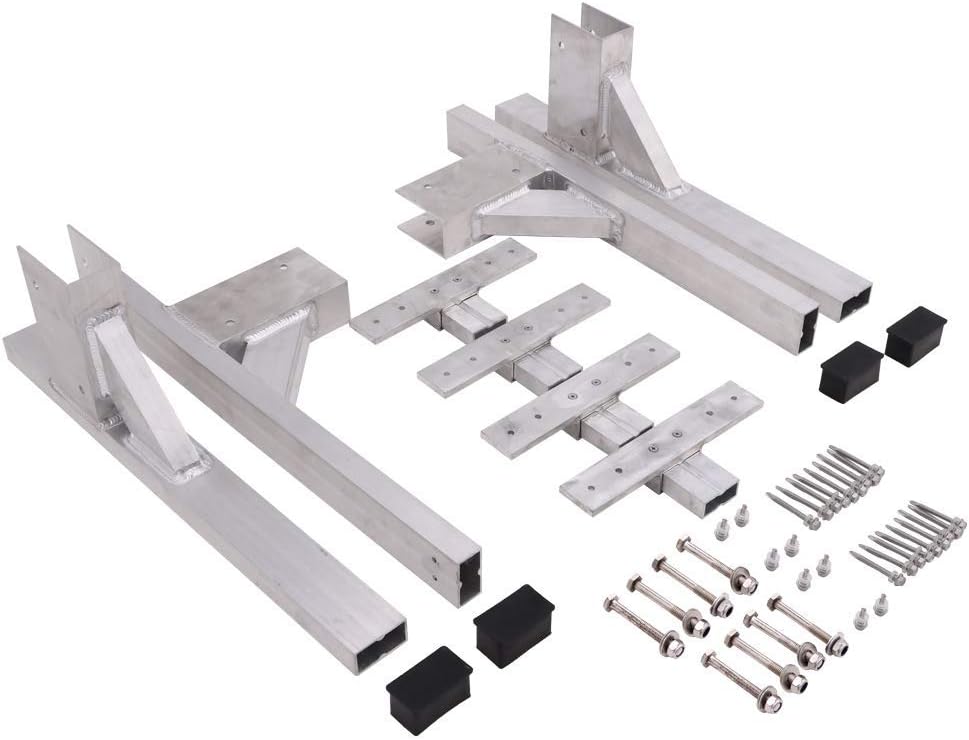 Adjustable Aluminum Roof Ladder Rack Bracket Kit O7356